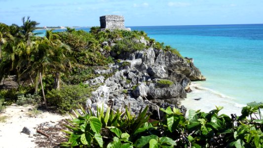 Tulum Archeological Site, Beach, and City