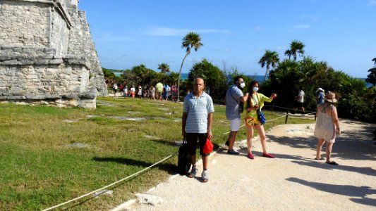 Tulum Archeological Site, Beach, and City