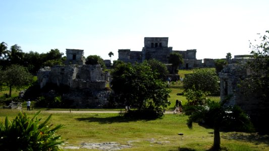 Tulum Archeological Site, Beach, and City