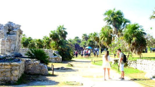 Tulum Archeological Site, Beach, and City