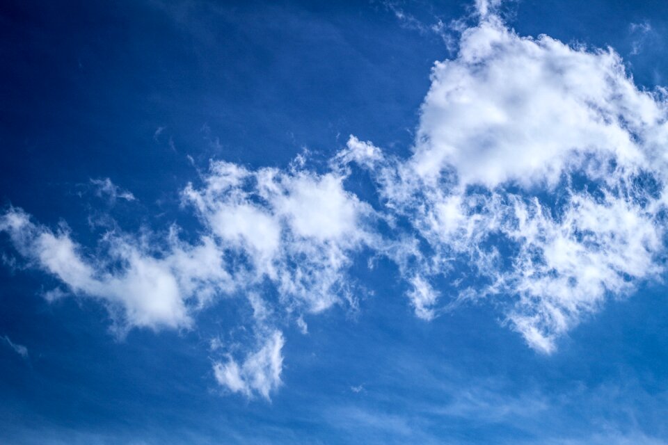 Blue sky clouds