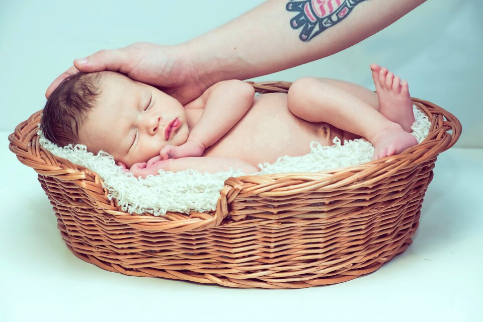 Family boy newborn photo