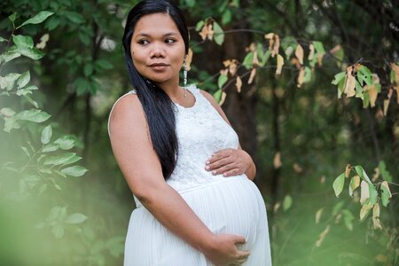Pregnancy woman asian photo