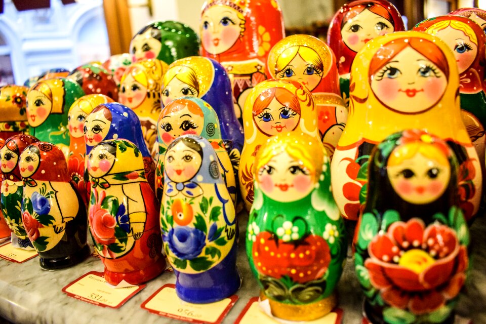 Babushka russian nesting doll russian doll