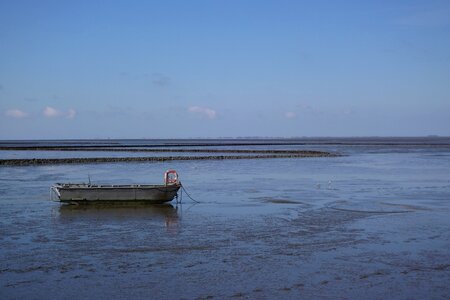 Coast elisabeth-sophien-koog boat