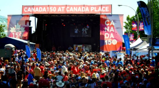 Canada 150 at Canada Place