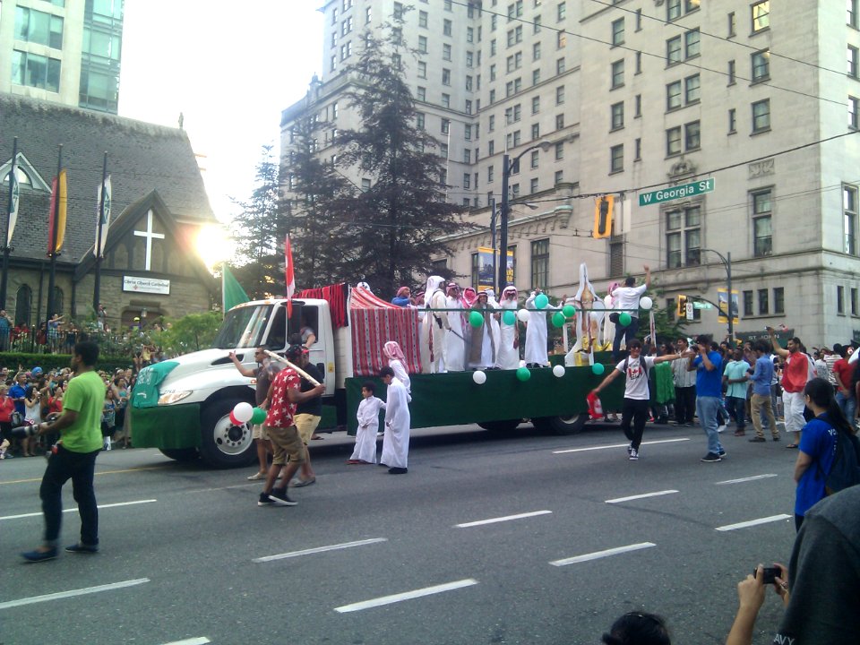 Saudis on Canada Day
