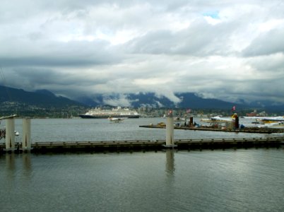 The Burrard Inlet, Downtown Vancouver photo