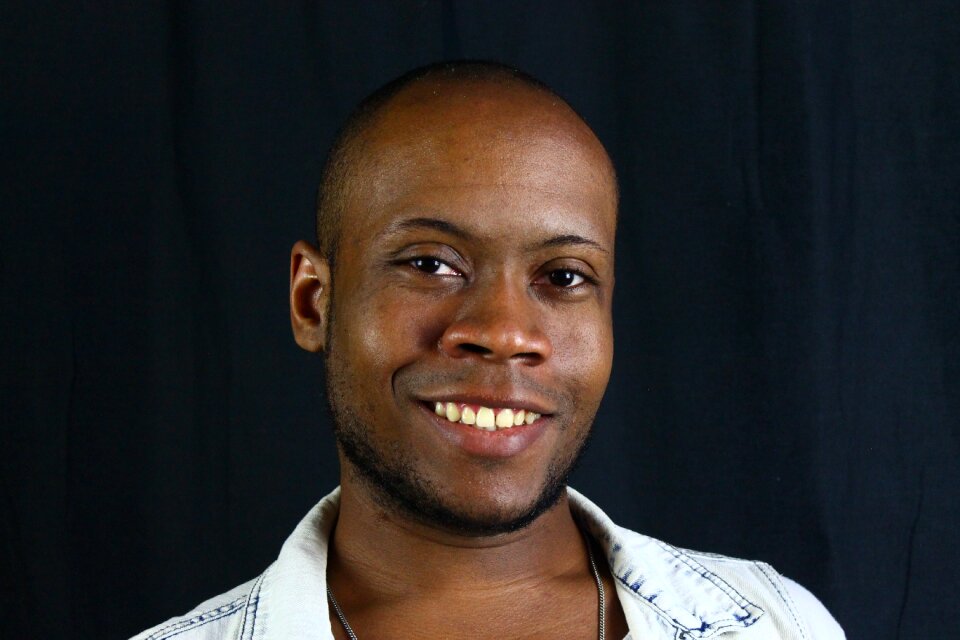 Smile african american people male