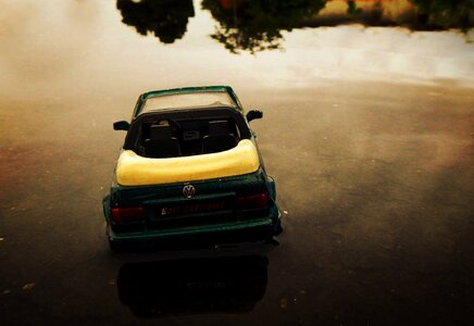 Puddle walk reflection