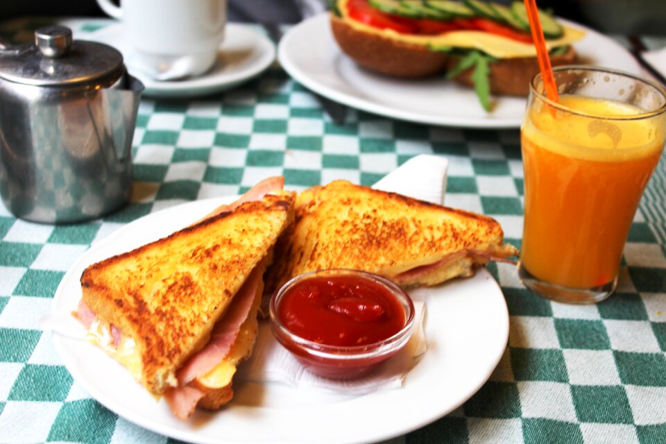 Breakfast food orange juice