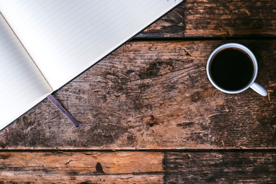 Desk journal morning