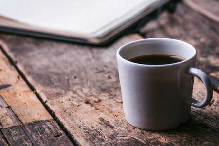 Caffeine coffee cup dawn photo