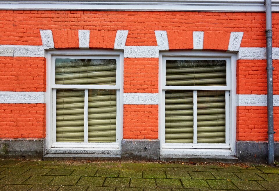 Brick window townhouse