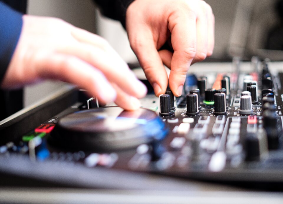 Audio equipment disco technical device