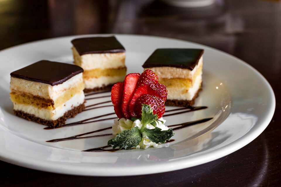 Dessert pie a piece of