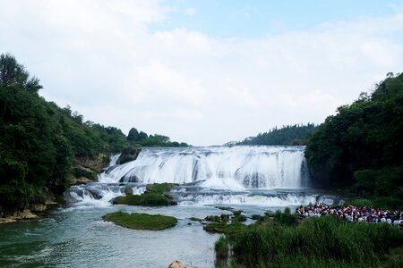 Huangguoshu falls water tree