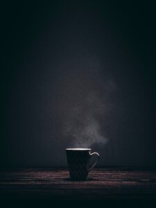 Smoke coffee tea photo