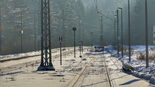 Railway rails rail traffic technology