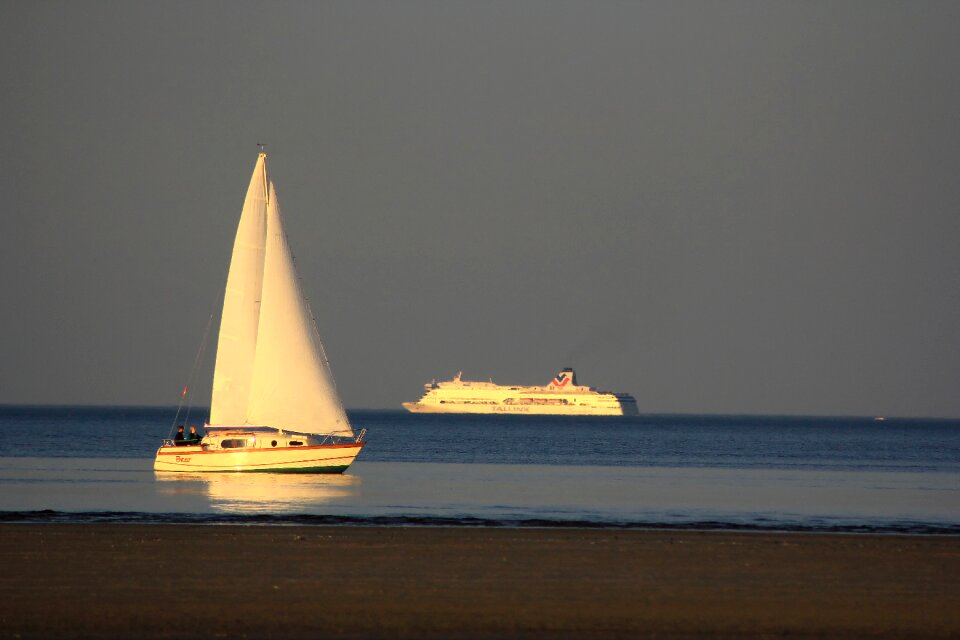 Water ocean sailboat