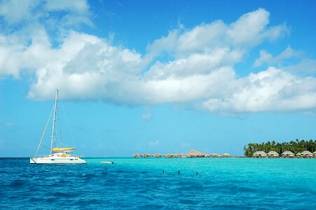 Bungalows on stilts pacific blue