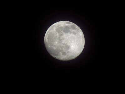 Black white craters photo