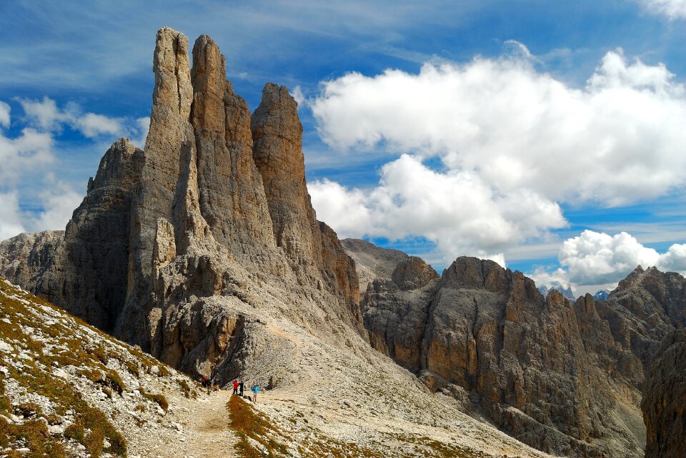 Landscape mountain sky photo