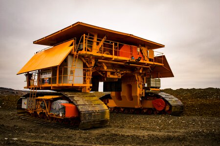 Coal mining industry mines photo