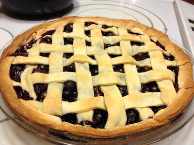 Blueberry baking dessert