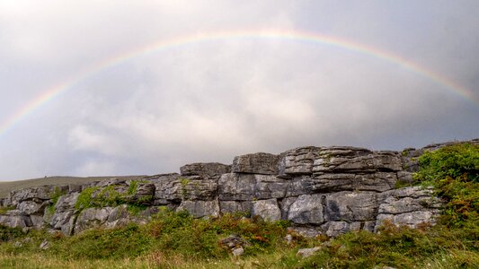 Rainbow stones sky