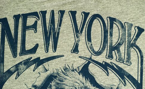 New york fabric vivid color