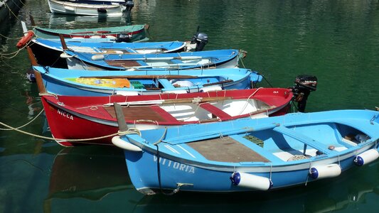 Boats cinqueterre liguria