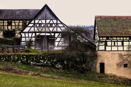 Aussiedlerhof hamlet building photo