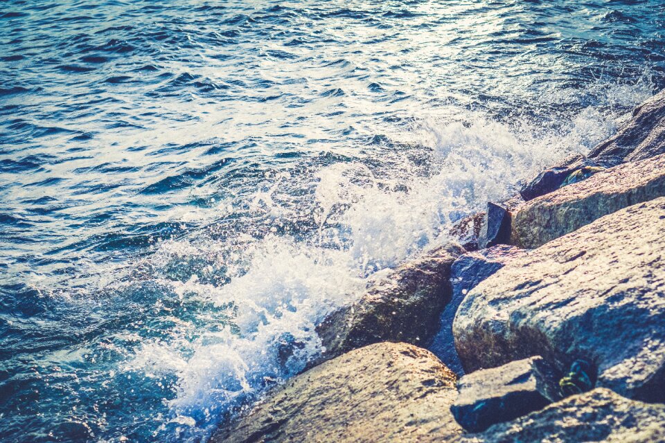 Shore ocean sea