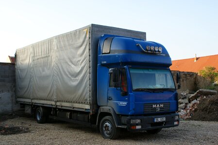 Truck man cargo