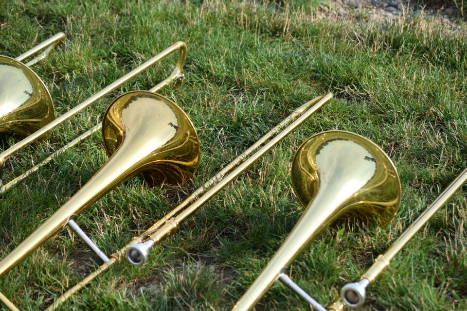 Brass band marching