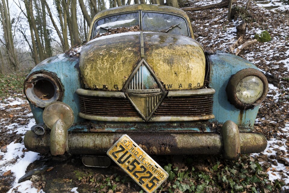Rusty retro dirty