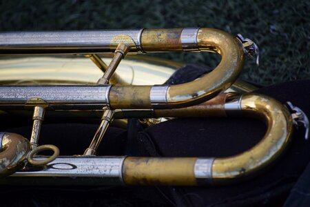 Brass band marching photo