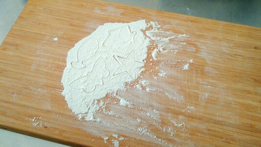 Wooden printing flour