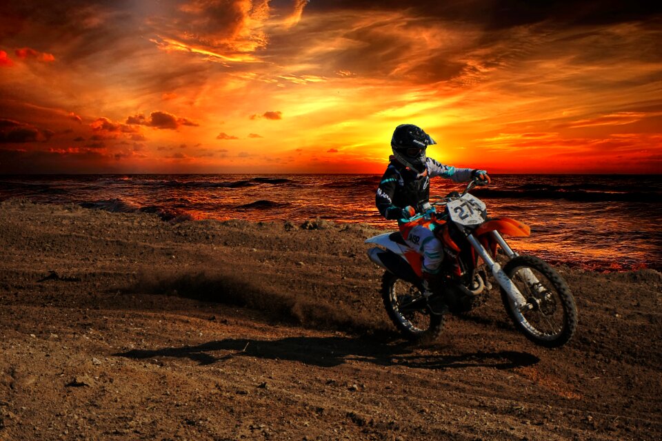 Sport dirt bike ktm