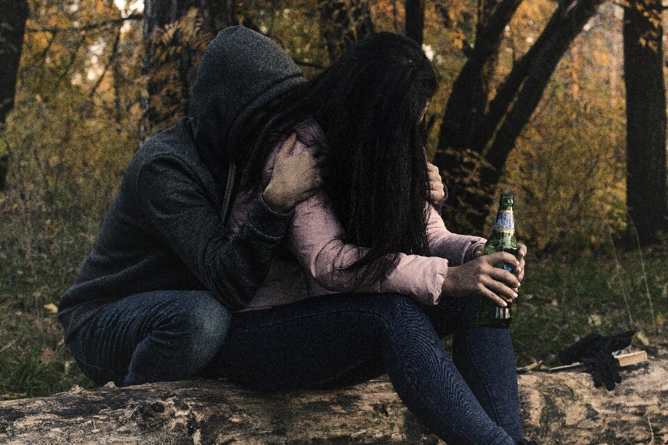 Alcoholic alcoholism drunkard