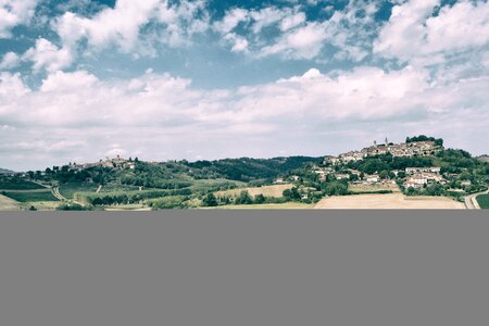 Hills vintage autumn