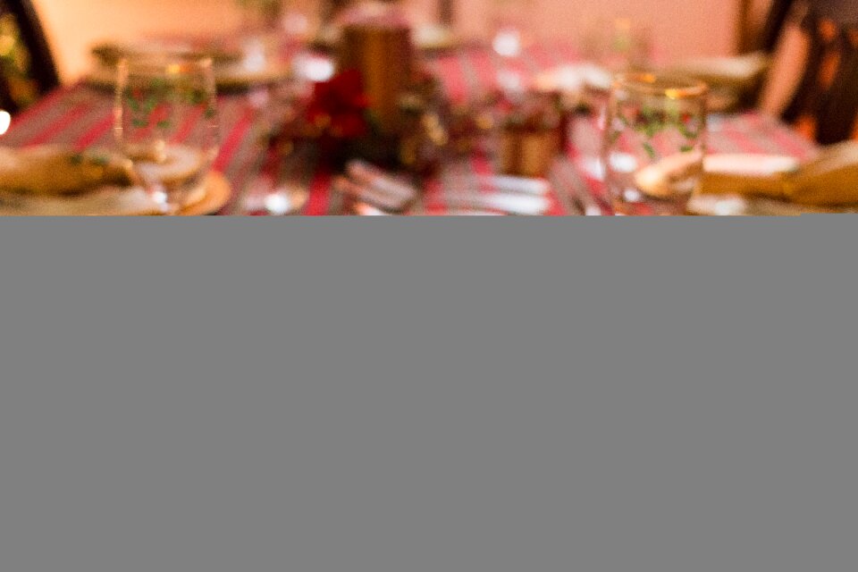 Tableware fork tablecloth