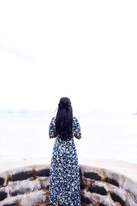Woman long dress