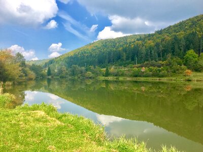 Lake pond danube photo