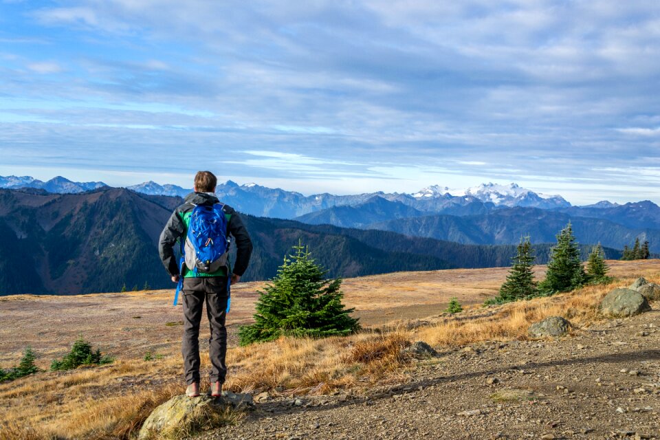 Trekking adventure outdoors photo