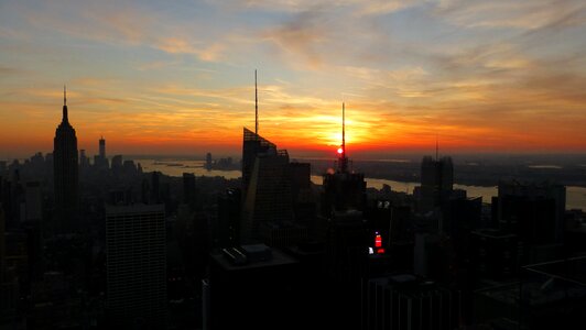 Evening twilight america
