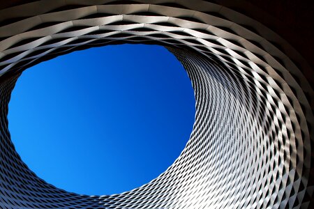 Blue sky hole