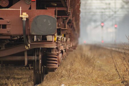 Wagon industry brown train