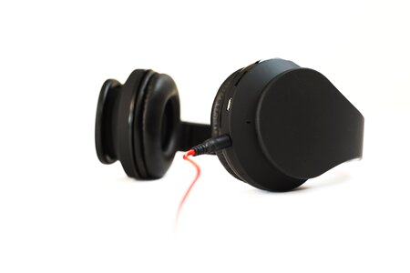 Black speaker electronic photo